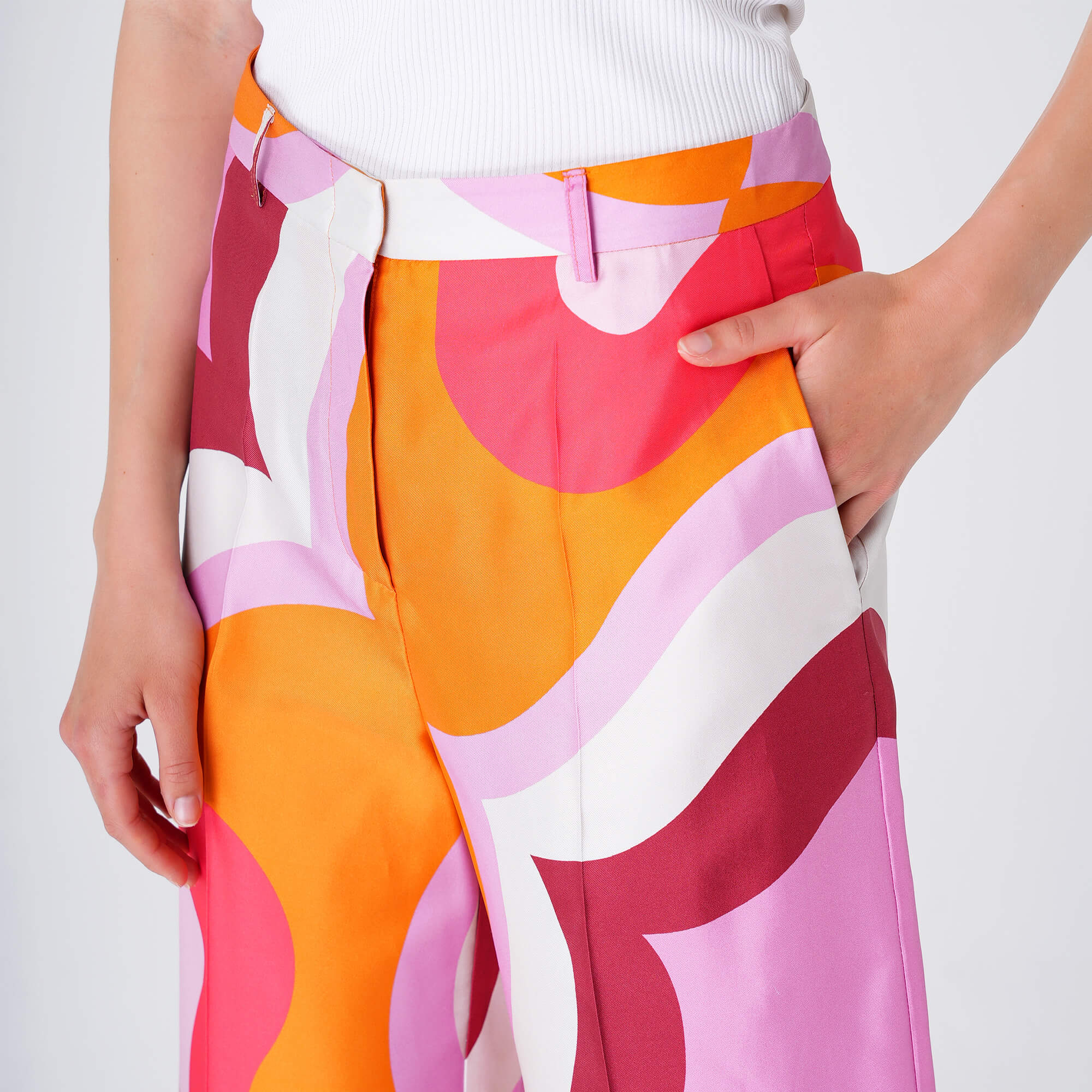 Etro - Pink&Orange Silk Short